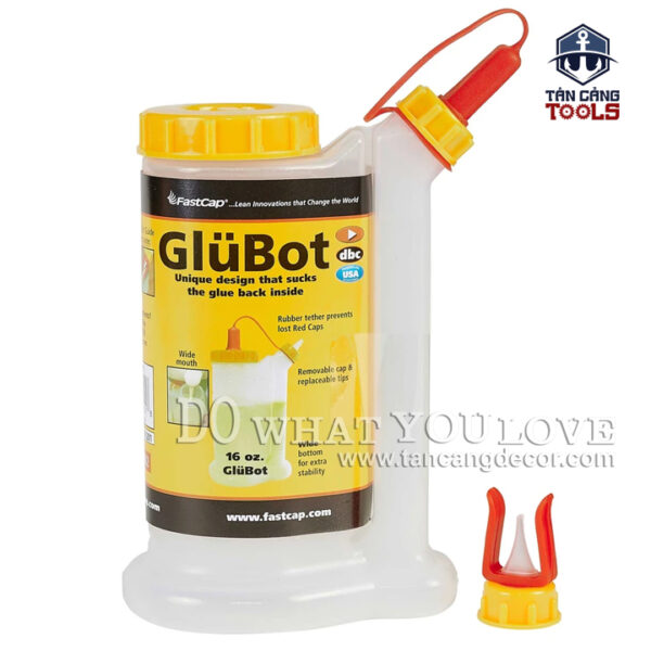 Bộ Dụng Cụ Hỗ Trợ Dán Keo Gỗ 16 Oz FastCap Glubot - Ảnh 4