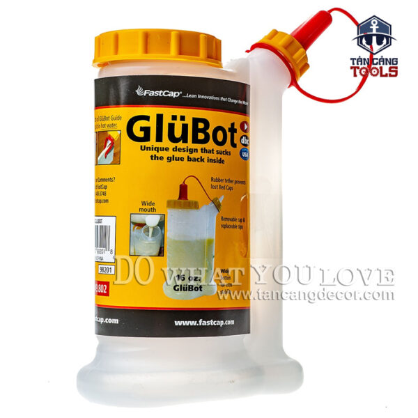 Bộ Dụng Cụ Hỗ Trợ Dán Keo Gỗ 16 Oz FastCap Glubot - Ảnh 6