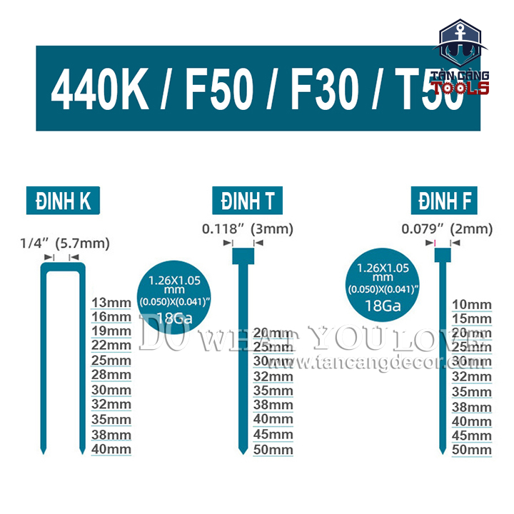 Súng Bắn Đinh Dùng Hơi Fujiwara AF50 ( Nhiều Tính Năng ) - Ảnh 3