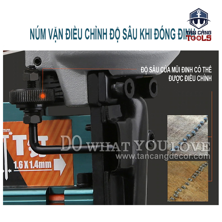 Súng Bắn Đinh Dùng Hơi Fujiwara AF50 ( Nhiều Tính Năng ) - Ảnh 2