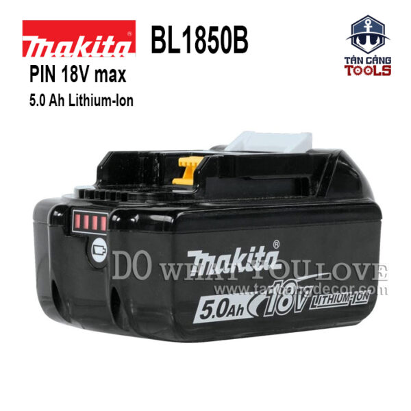 Alternative view of Pin 18V 5.0Ah Makita BL1850B Lithium - Ion