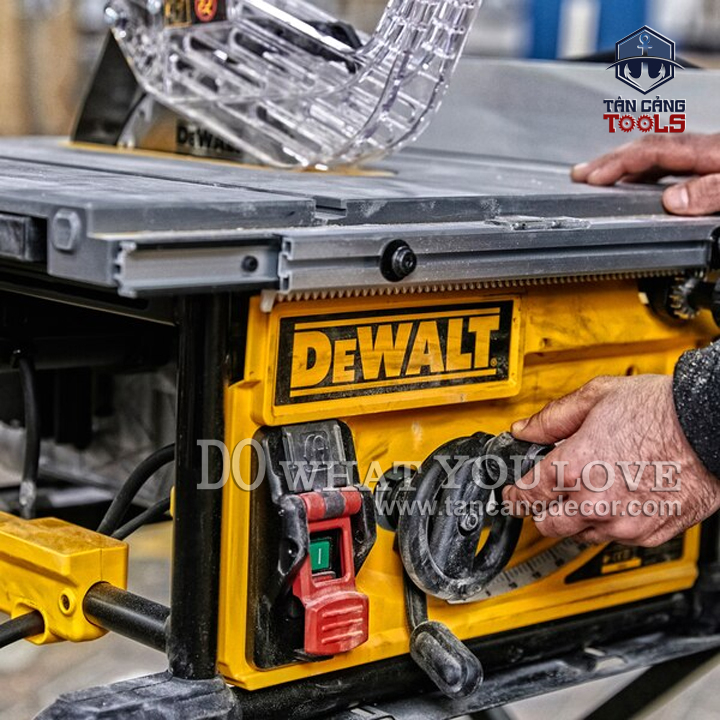 Máy Cưa Bàn DeWalt DWE7492 Bản Đầy Đủ + Tặng Kèm Lưỡi Cưa Freud 40 T - Ảnh 8