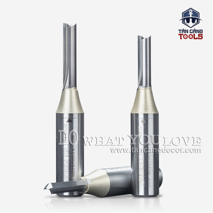 Mũi Router Arden CNC Móc Rãnh 8 x 40 mm Cốt 12.7 mm Arden 0107 - Ảnh 4