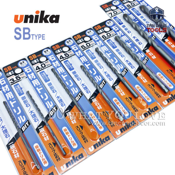 Alternative view of Mũi Khoan Đá Unika SB Chuôi Tròn (Nhiều kích thước)