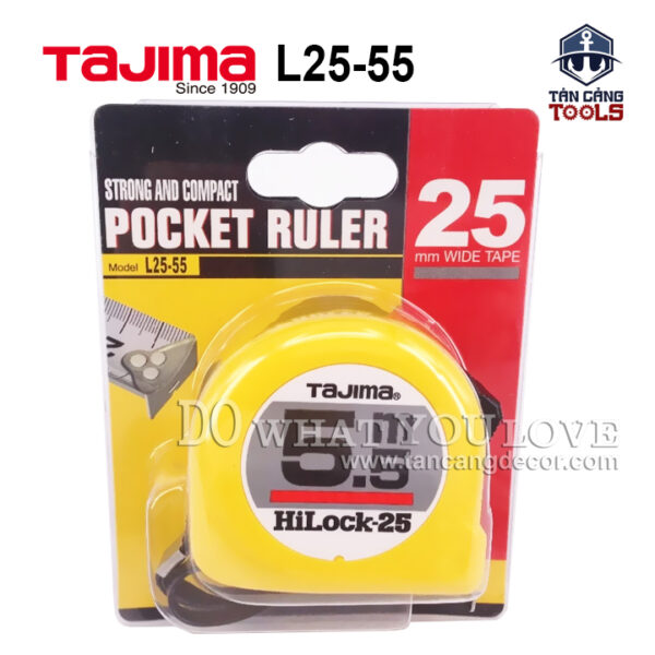 Thước Cuộn Thép 5.5M TAJIMA L25-55