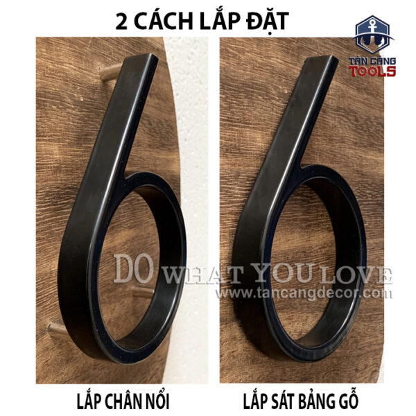 Chữ Số - Biển Số Nhà Trang Trí Cao Cấp - Ảnh 6