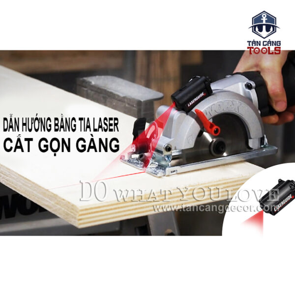 Máy Cắt Cầm Tay Đa Năng WORX WX427.1 XL 710W 120MM - Ảnh 7