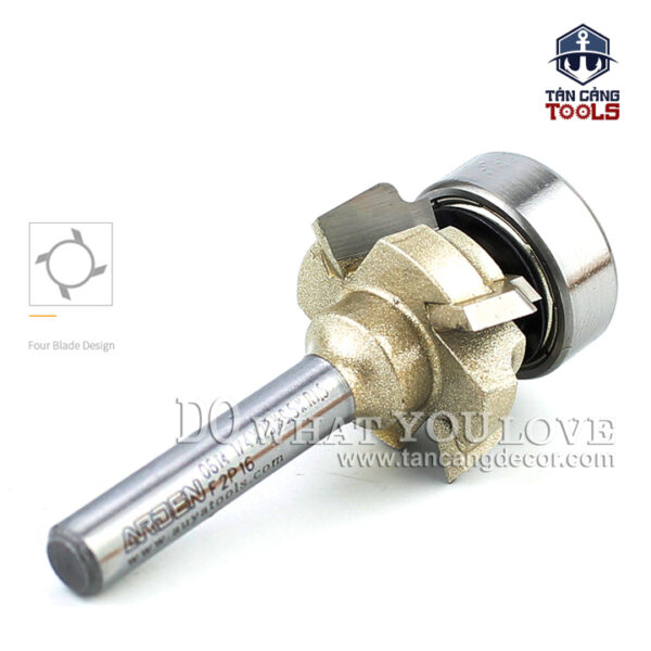 Alternative view of Mũi Arden gọt cạnh chỉ R2 cho chỉ 1.5 - 2 mm cốt 6.35 mm Arden 0614