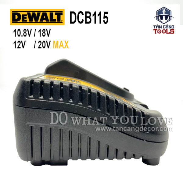 Sạc Pin 10.8V 18V DeWalt DCB115-KR - Ảnh 3