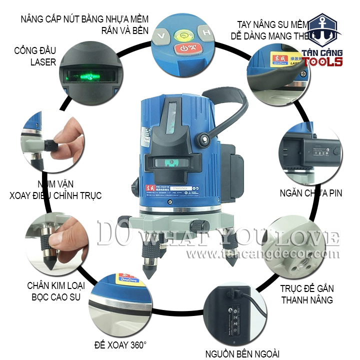 Máy Cân Bằng Lazer 5 Tia Dongcheng FF06 - 41S - Ảnh 4