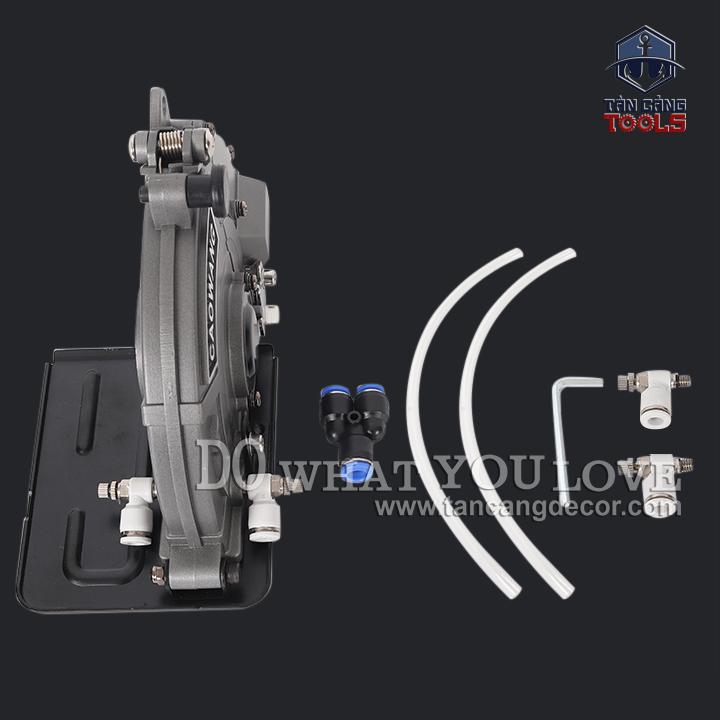 Hộp Bảo Vệ Cắt Tường, Cắt Gạch Hỗ Trợ Bơm Nước CaoWang Cho Lưỡi 100 mm - Ảnh 2