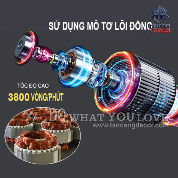 Máy Tiện Gỗ Fusai FS-MC1218VD 475 Mm 900W - Ảnh 9