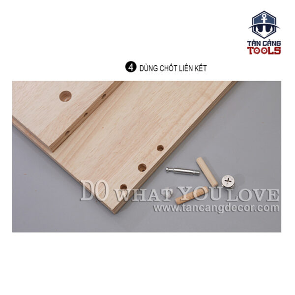 Bộ Cử Khoan Ốc Cam Liên Kết, Chốt Gỗ Wnew ( Bản Nâng Cấp Mới ) - Ảnh 11