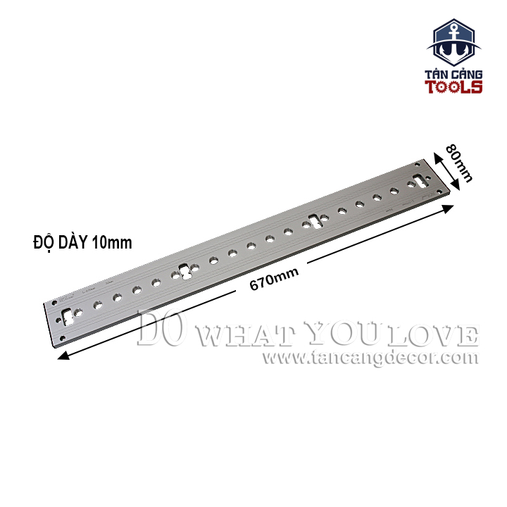 Bộ Ray Nối Dài Khoan Ốc Cam, Chốt Gỗ Wnew ( Bản Nâng Cấp Mới ) - Ảnh 2