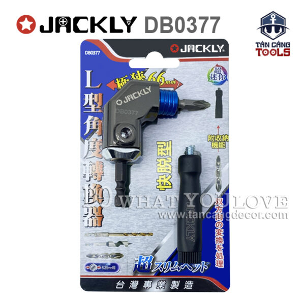 Combo Đầu Chuyển Bắn Vít Góc Mini Jackly DB0377