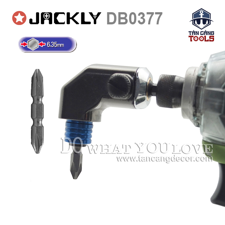 Combo Đầu Chuyển Bắn Vít Góc Mini Jackly DB0377 - Ảnh 5