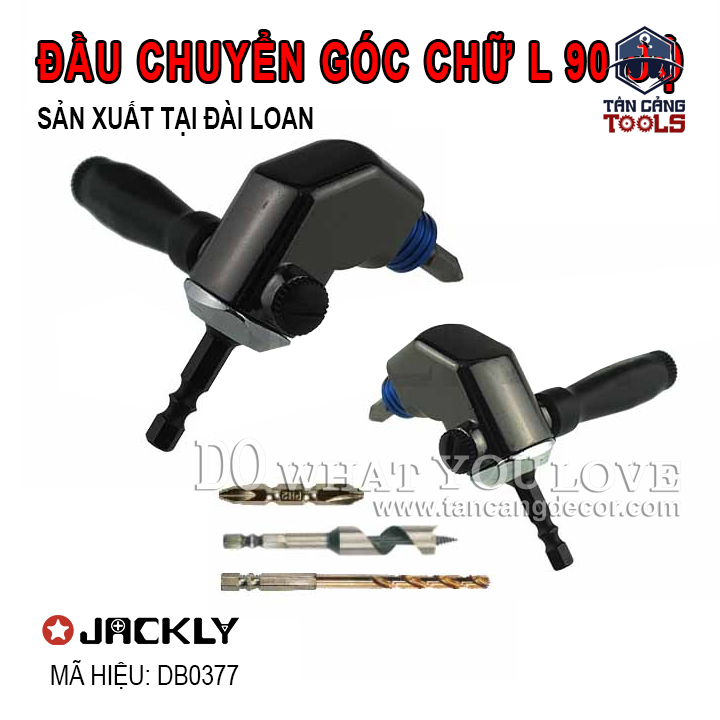 Combo Đầu Chuyển Bắn Vít Góc Mini Jackly DB0377 - Ảnh 6