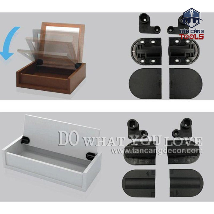 Bản Lề Giảm Chấn Cho Bàn Trang Điểm - 1 Cặp - Ảnh 12