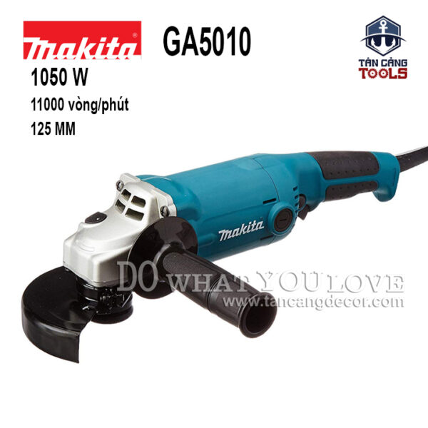 Máy Mài Góc 125 mm Makita GA5010 1050W ( Công Tắc Bóp )
