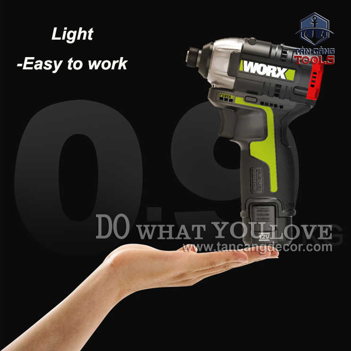 Combo Máy Vặn Vít Động Lực Dùng Pin 12V Worx WU132-21 ( Thân Máy, 2 Pin 2.0Ah, 1 Sạc, 1 Thùng Nhựa ) - Ảnh 3