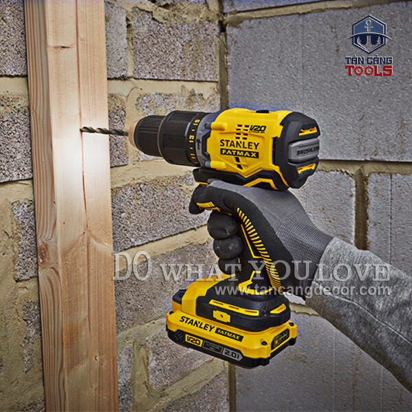 Combo Máy Khoan Động Lực Dùng Pin 20V Stanley FatMax SBD715D2K-B1 ( Thân Máy, 2 Pin 2.0Ah, 1 Sạc ) - Ảnh 5