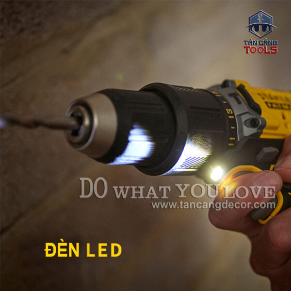 Combo Máy Khoan Động Lực Dùng Pin 20V Stanley FatMax SBD715D2K-B1 ( Thân Máy, 2 Pin 2.0Ah, 1 Sạc ) - Ảnh 6