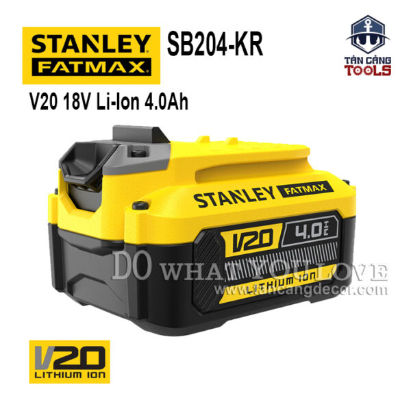 Pin 20V 4.0Ah Stanley Fatmax SB204-KR