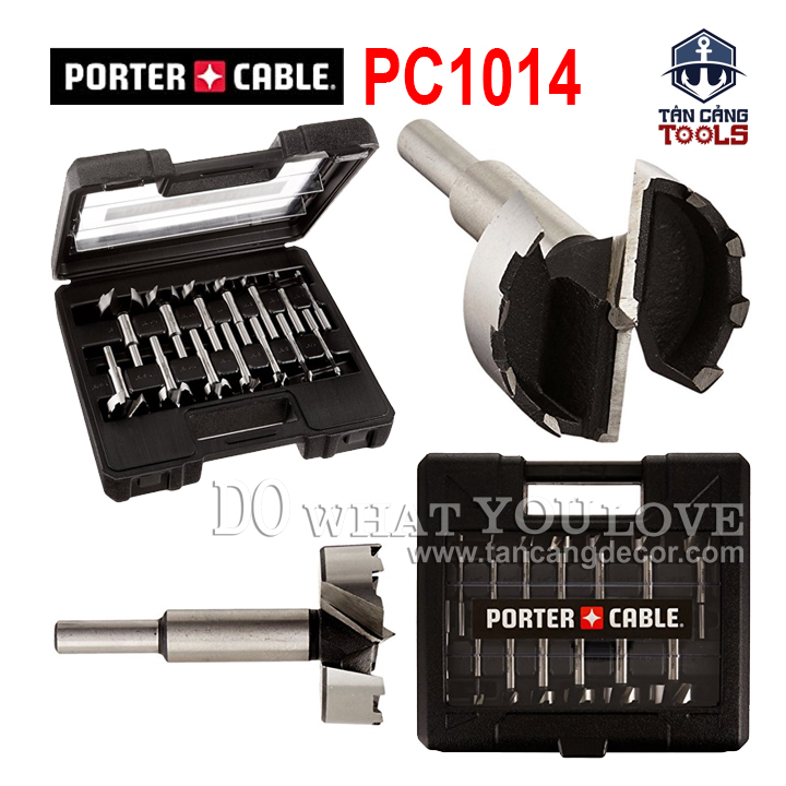 Bộ 14 Mũi Khoét Gỗ Forstner Bits Porter Cable PC1014
