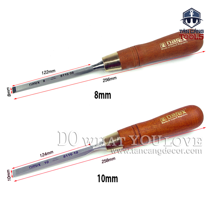 Bộ Đục 4 Chi Tiết Narex NRX-863201 - Ảnh 4