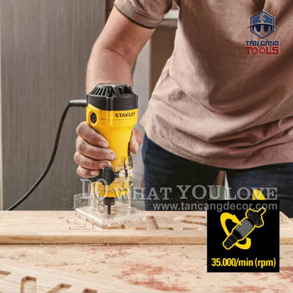 Máy Phay Stanley ST55 - B1 Cốt 6.35 mm 550W - Tặng Kèm Mũi Phay Thẳng Arden - Ảnh 5
