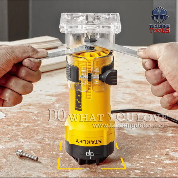 Máy Phay Stanley ST55 - B1 Cốt 6.35 mm 550W - Tặng Kèm Mũi Phay Thẳng Arden - Ảnh 6