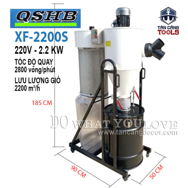 Máy Hút Bụi Trung Tâm QSHB XF2200S 2200W ( Bản Nâng Cấp Mới )