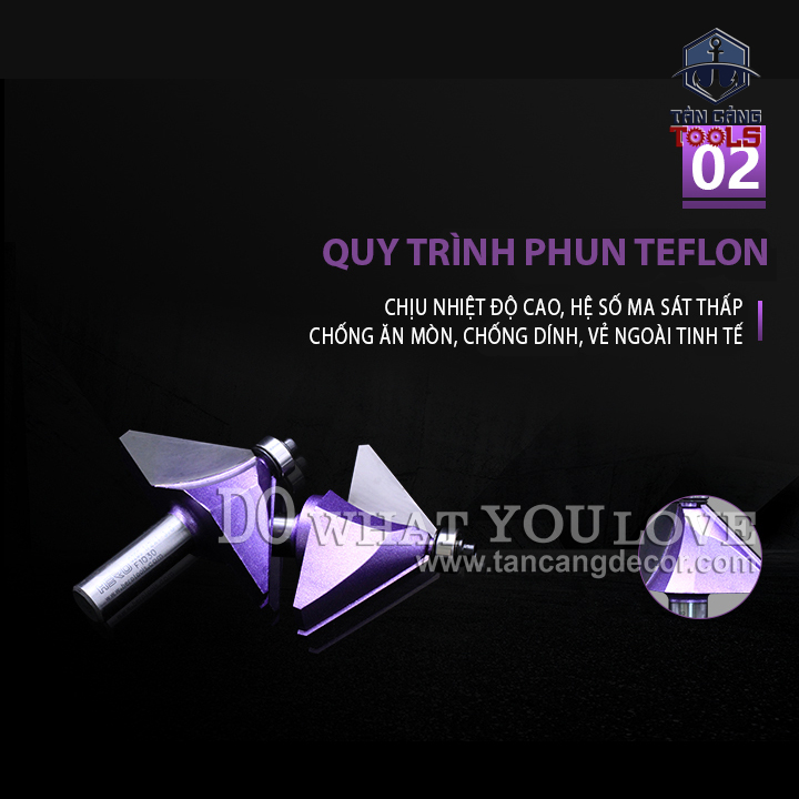 Mũi Router Hero Vát 45 Độ 15.9 mm Cốt 12.7 mm Hero H0209298 - Ảnh 7