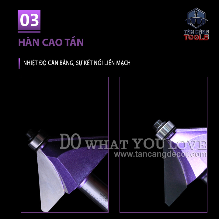 Mũi Router Hero Vát 45 Độ 15.9 mm Cốt 12.7 mm Hero H0209298 - Ảnh 6