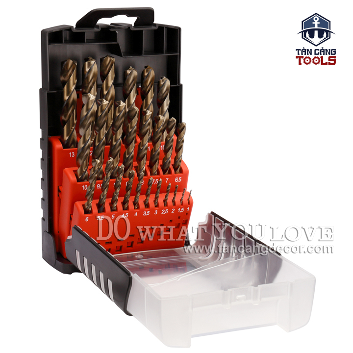 Bộ Mũi Khoan Kim Loại HSS 25 Chi Tiết Makita D-29882 - Ảnh 2