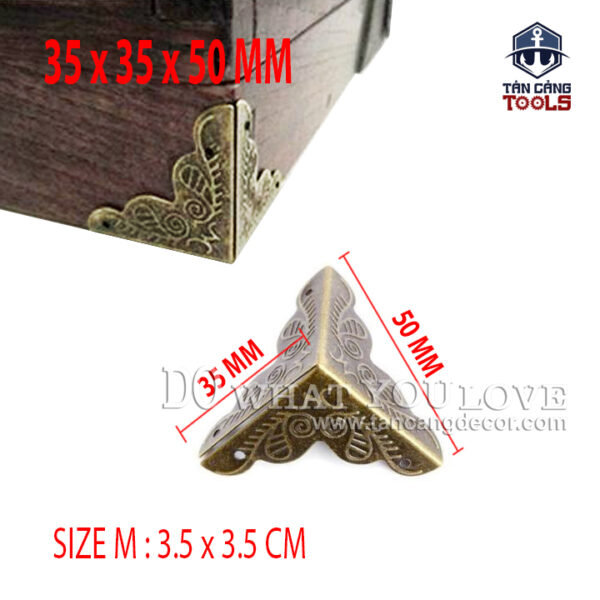 Nẹp Cạnh Hộp 17 Hoa Văn Cổ Điển size M- KT:3.5cm ( 1 Cái )