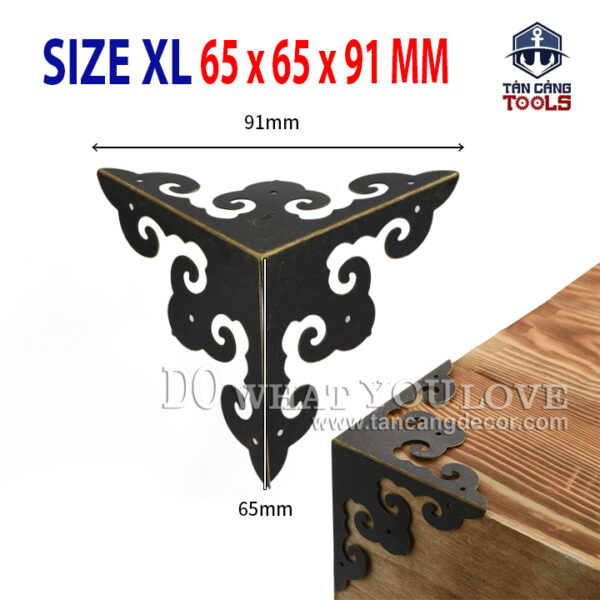 Nẹp Cạnh Hộp 19 Hoa Văn Cổ Điển Size XL - KT:6.5cm ( 1 Cái )