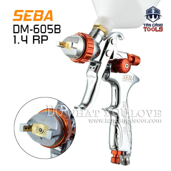 Súng Phun Sơn Seba DM-605B 1.4 mm - RP 600 cc