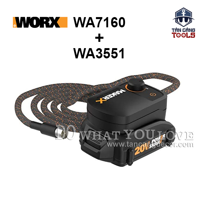 Combo Mỏ Hàn Điều Chỉnh Nhiệt Độ Dùng Pin 20 V Worx WX744.9 - Ảnh 4