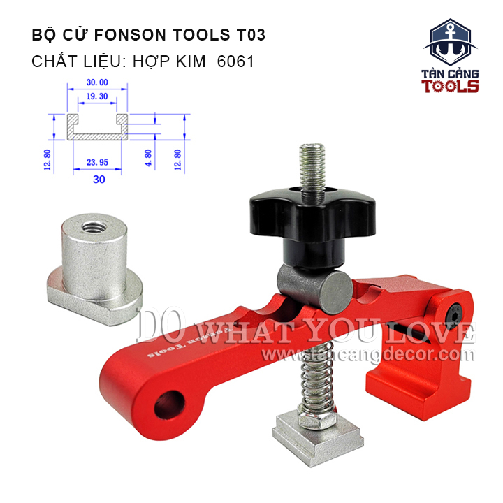 Bộ Cử Định Vị Phôi Fonson Tools T03 - Ảnh 4