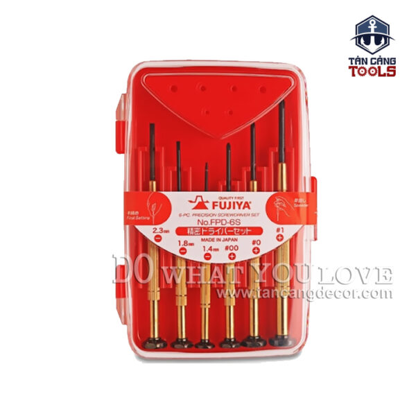 Alternative view of Bộ Tuốc Vít Chính Xác 6 Chi Tiết Fujiya FPD-6S
