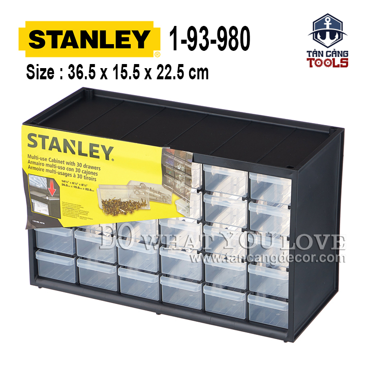 Hộp Đựng Linh Kiện Tiện Ích 30 Ngăn Stanley 1-93-980