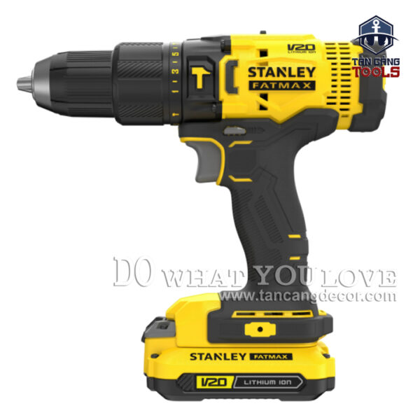 Máy Khoan Động Lực Dùng Pin 20V Stanley FatMax SCD711D2K-B1 ( Thân Máy ) - Ảnh 4