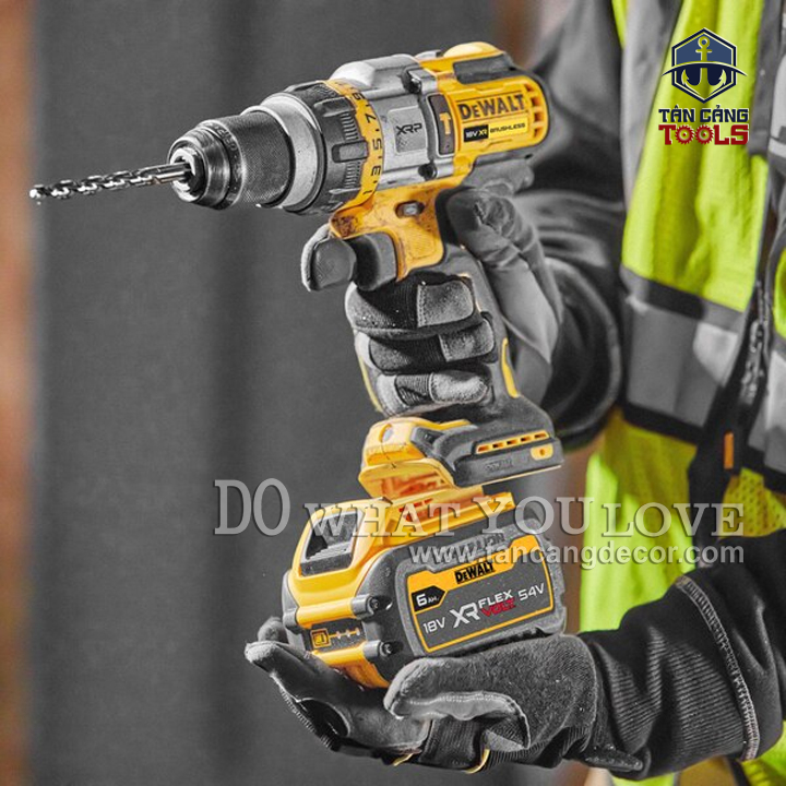 Máy Khoan Động Lực Dùng Pin DeWalt 20V DCD999N + Sạc Nhanh DCB118 - Ảnh 3