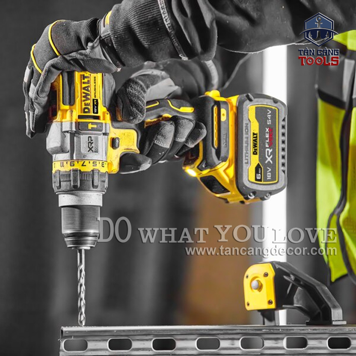 Máy Khoan Động Lực Dùng Pin DeWalt 20V DCD999N + Sạc Nhanh DCB118 - Ảnh 10
