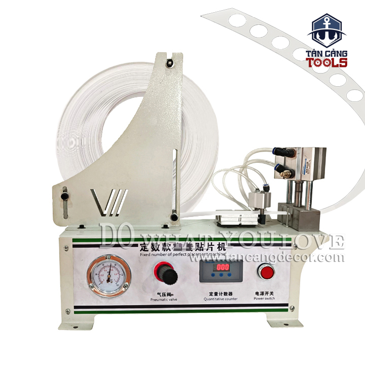 Máy Đột Lỗ Che Ốc Cam Liên Kết D15 Cấp Phôi Tự Động Dùng Hơi