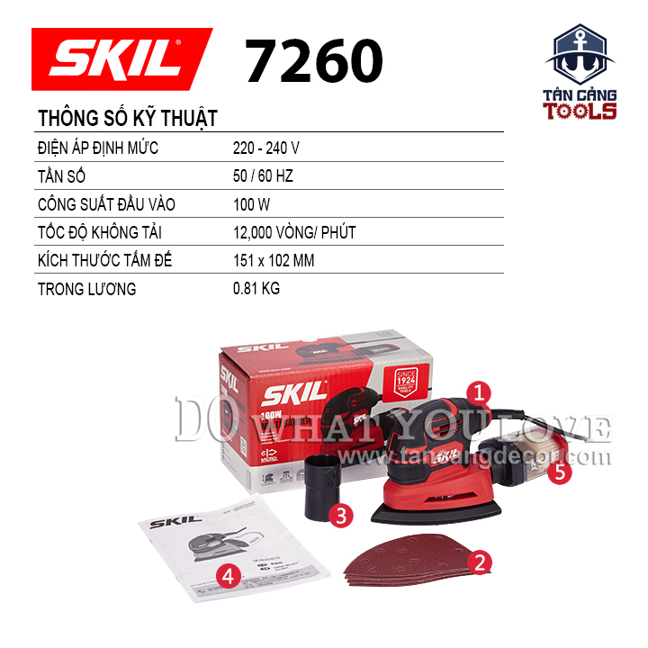 Máy Chà Nhám Rung Tam Giác Skil 7260 - Ảnh 2