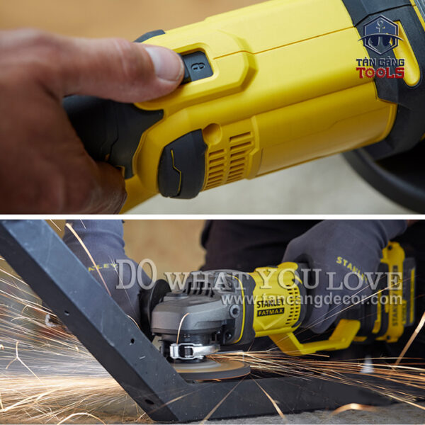 Máy Mài Góc 100 mm Dùng Pin 20V Stanley FatMax SCG400 ( Thân Máy ) - Ảnh 3