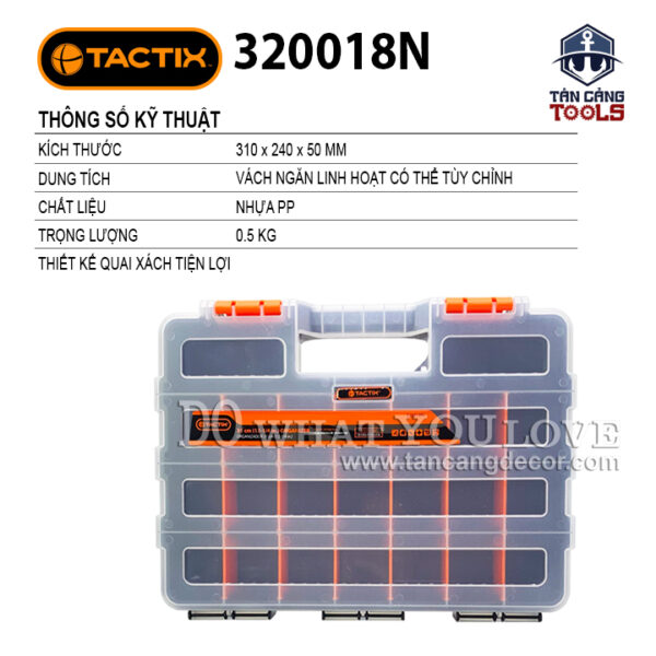 Alternative view of Hộp Đựng Linh Kiện Tiện Ích 21 Ngăn Tactix 320018N