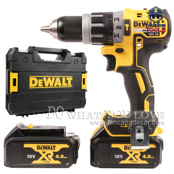 Alternative view of Combo Máy Khoan Động Lực Dùng Pin DeWalt 18V DCD796M2 ( Thân Máy, 2 Pin, 1 Sạc, 1 Thùng )